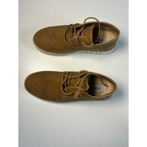 Steve Madden Kids Brown Faux Leather Lace Up Oxford Dress ShoesSz 4 unisex